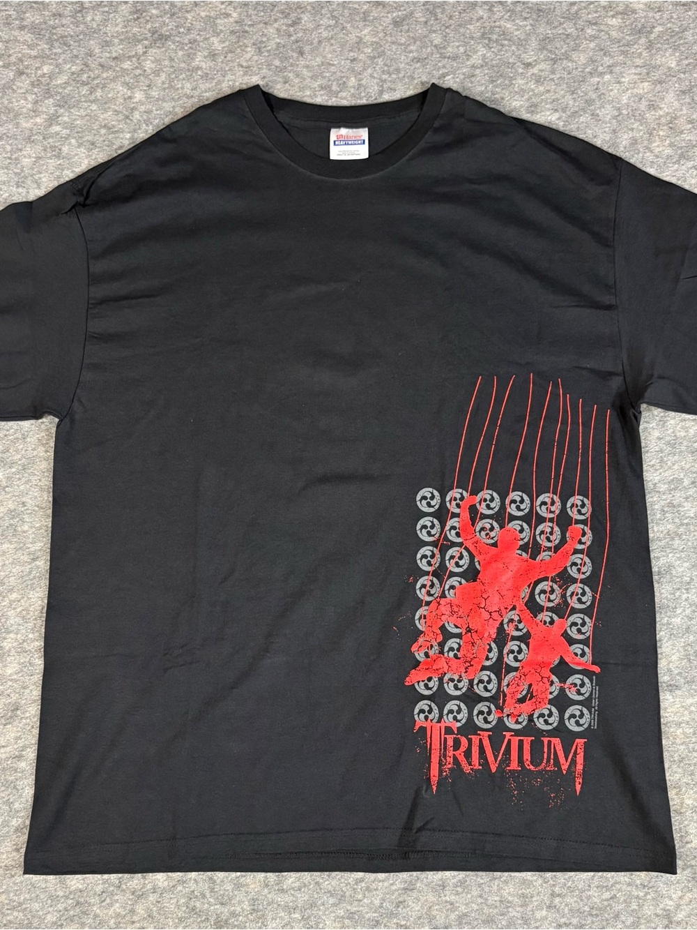 Trivium Heavy Metal Thrash Rock Band Men's Black T-Shirt XL